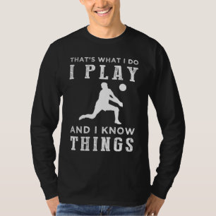 Spikes & Smarts - Unglaublich witzig Volleyball-T- T-Shirt