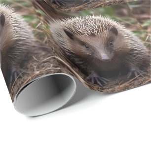 **"Spiky Beginns: The Adorable Baby Echidna"** Geschenkpapier