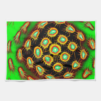 Spiky Burst Fusion – Modern Kitchen Towel Geschirrtuch