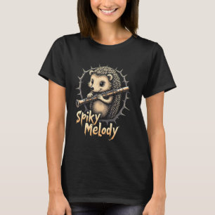 Spiky Melody Igel Clarinet Player Orchestra Cl T-Shirt