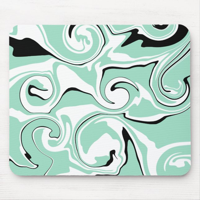 Spill - Grün (Minze) Mousepad (Vorne)