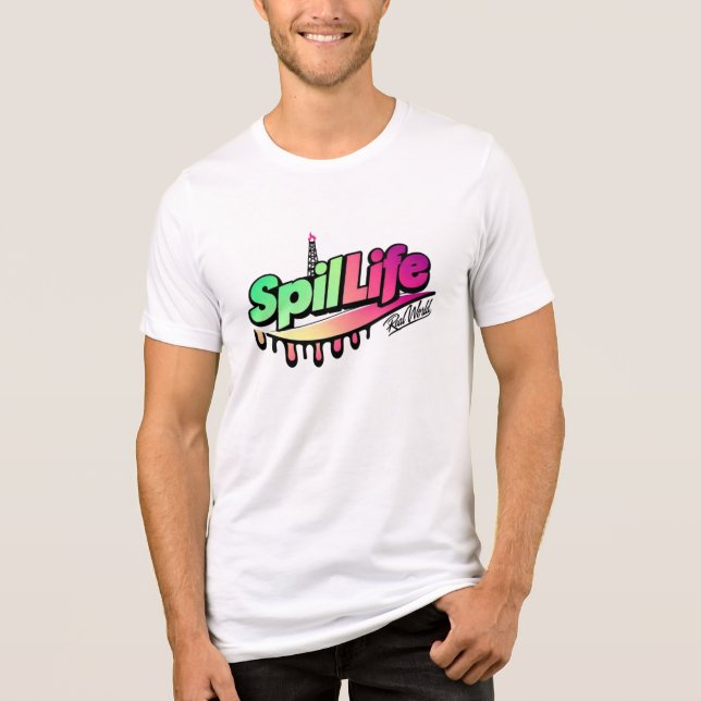 Spill Life Short Sleeve T-Shirt Tri-Blend Shirt (Vorderseite)