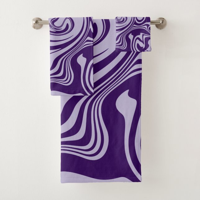 Spill - Lila Badhandtuch Set (Insitu)