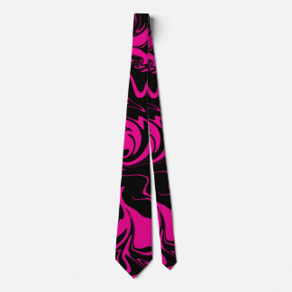 Spill - Magenta und Schwarz Krawatte