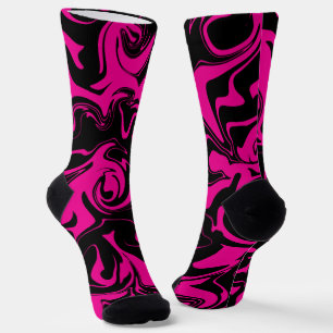Spill - Magenta und Schwarz Socken