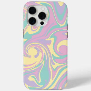 Spill - Pastellrosa, Gelb, Lila und grün Case-Mate iPhone Hülle