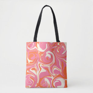 Spill - Rosa, Orange und Creme Tasche