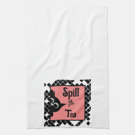 Spill the Teeküche Handtuch