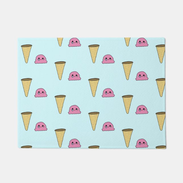 Spilt Ice Creme Fußmatte (Vorderseite)