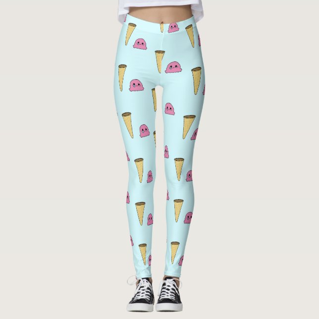 Spilt Ice Creme Leggings (Vorderseite)