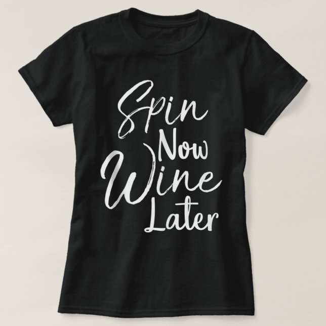 Spin Class Joke Spinning Instructor Geschenk Spin  T-Shirt (Design vorne)