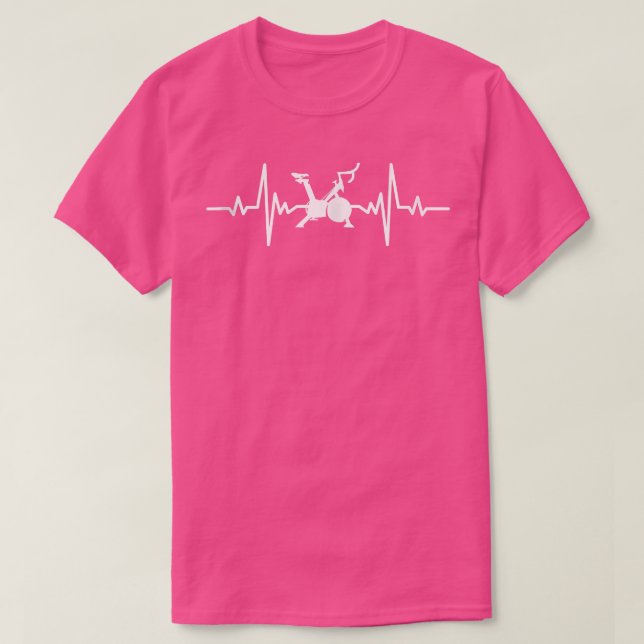 Spin Heartbeat Funny  T-Shirt (Design vorne)