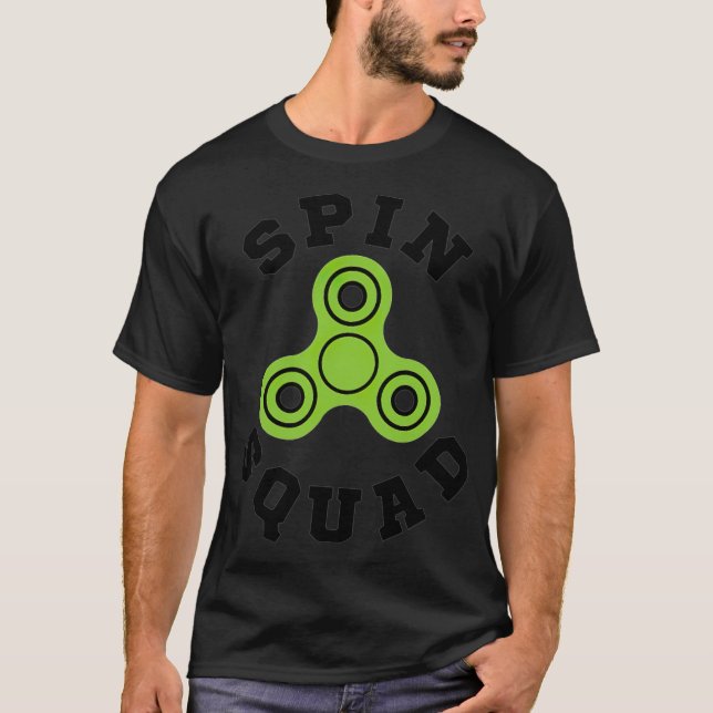 Spin Squad Cool Fidget Spinner T-Shirts beste Freu (Vorderseite)