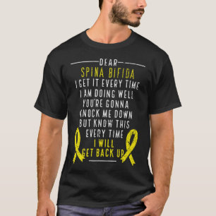 Spina Bifida Bewusstsein werde ich wieder aufstehe T-Shirt