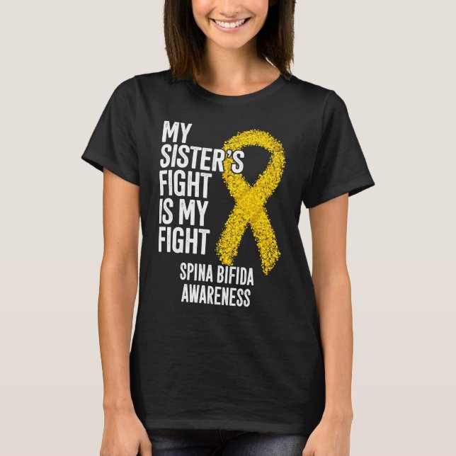 Spina Bifida Mein Schwesterkampf ist mein Kampf Sp T-Shirt (Vorderseite)
