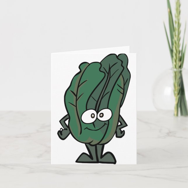 Spinach Face Mitteilungskarten (Vorderseite)