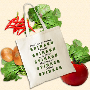Spinach Featured Feinschmecker Tragetasche