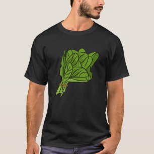 Spinach Lazy Halloween Kostüm Gemüsepflanzliches V T-Shirt