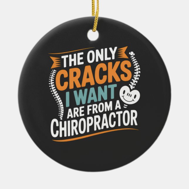 Spinal Alignment and Posture Recovery Keramik Ornament (Vorne)