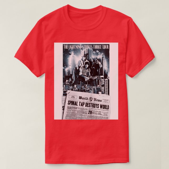 Spinal Stach am 29.11.1985 Konzertposter T-Shirt (Design vorne)