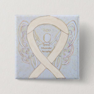 Spinale Muskulatur Atrophie Bewusstsein Ribbon Ang Button