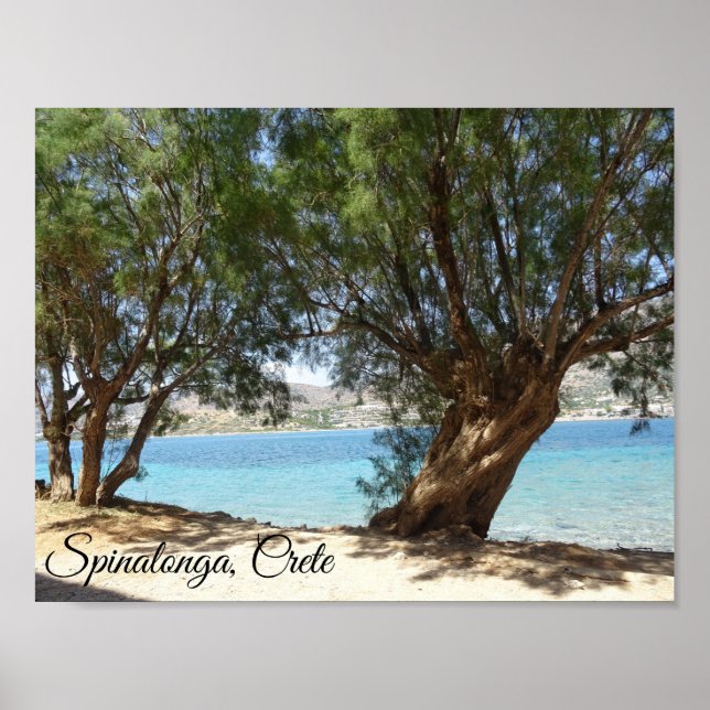 Spinalonga, affiche en Crète (Devant)