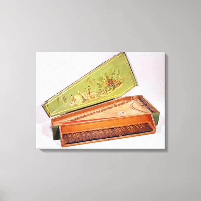 Spinet, 1746 leinwanddruck (Vorderseite)