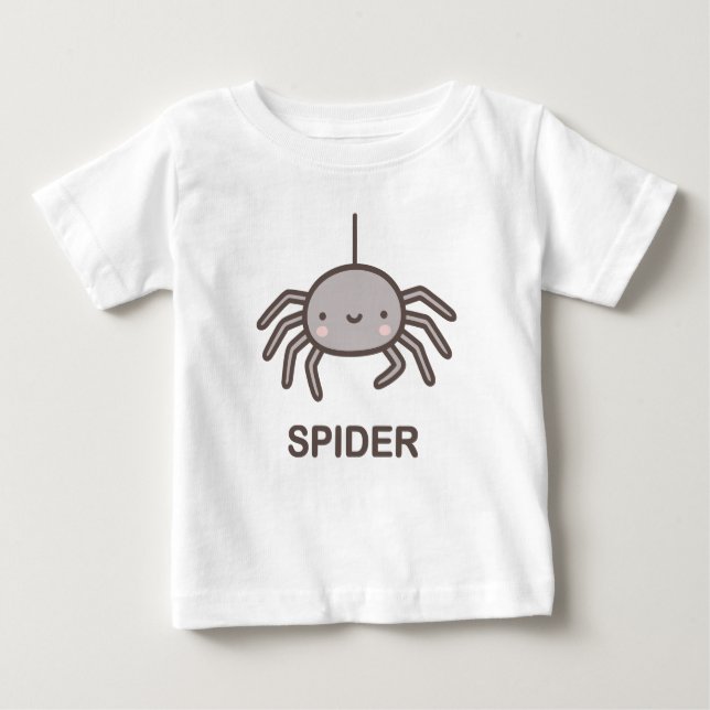 Spinne Baby T-shirt (Vorderseite)