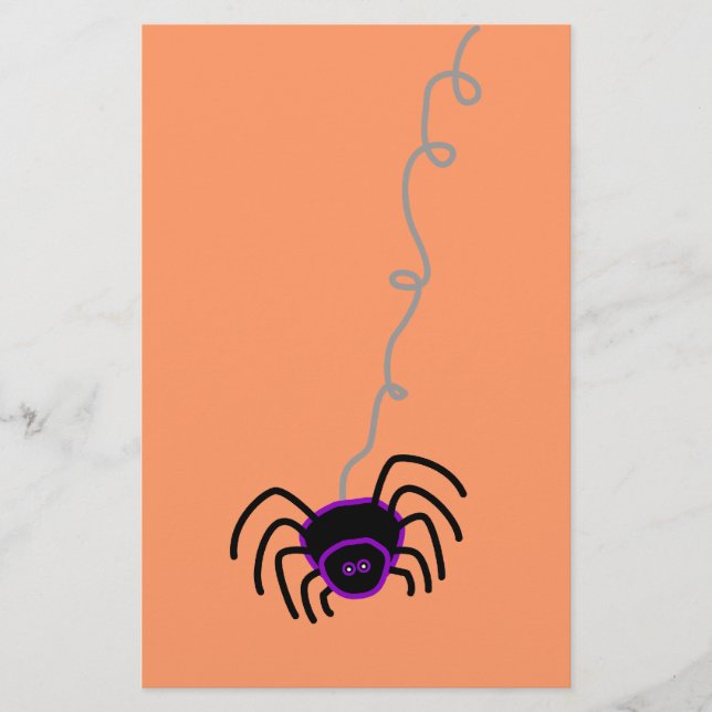 Spinne Briefpapier (Vorderseite)