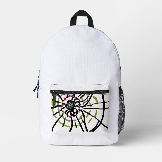 Spinne cool Halloween  Bedruckter Rucksack (Vorderseite)