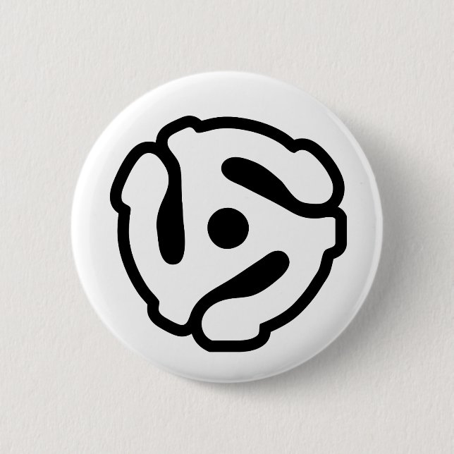 Spinne für den Vinyl-Adapter mit 7 Zoll, 45 U/min Button (Vorderseite)