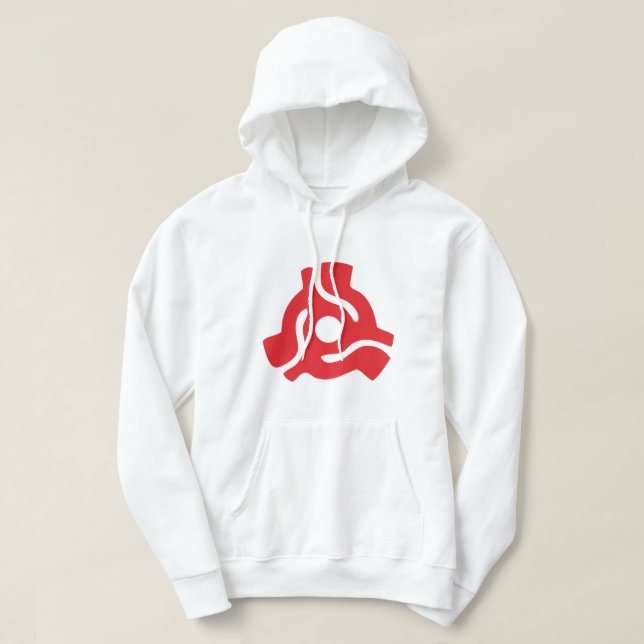 Spinne für den Vinyl-Adapter mit 7 Zoll, 45 U/min Hoodie (Design vorne)