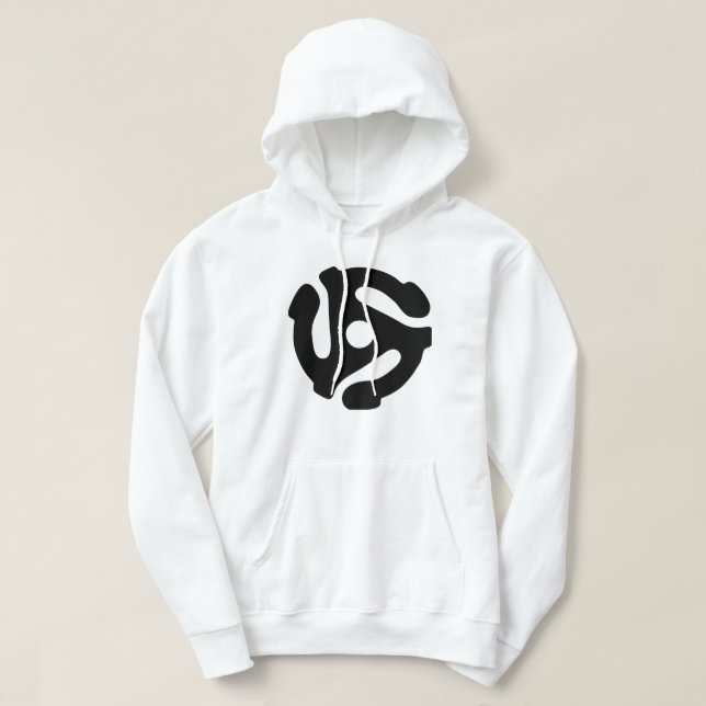 Spinne für den Vinyl-Adapter mit 7 Zoll, 45 U/min Hoodie (Design vorne)