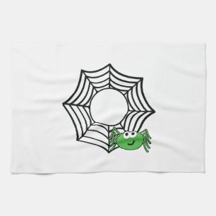 Spinne Halloween T-Shirts Halloween Geschirrtuch