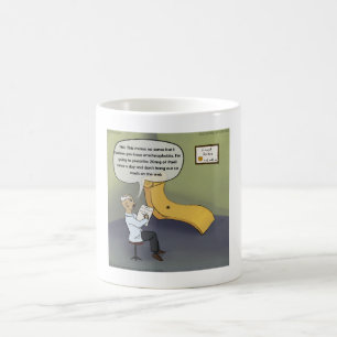 Spinne mit Arachnophobie Lustiger Comic Kaffeetasse