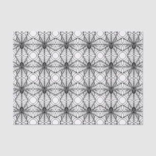 Spinne und Netz Seidenpapier