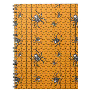 Spinnen auf Parade-Notebook Notizblock