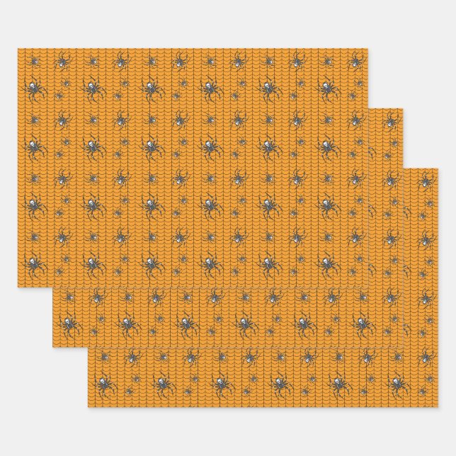 Spinnen auf Parade Wrapping Paper Set Geschenkpapier Set (Set)