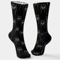 Spinnen - Battschwarz und Knochen weiß