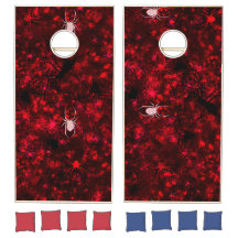 Spinnen-Bohnen-Taschen-Wurf Cornhole Spiel-Set
