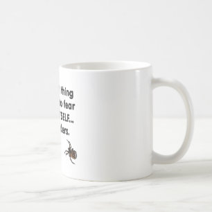 Spinnen der Furcht selbst Kaffeetasse
