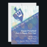 SPINNEN DREIDEL Hanukkah Holiday Grußkarte Feiertagskarte<br><div class="desc">Alle meine Designs sind One-OF-A-KIND Originalkunstwerke, die von mir entworfen wurden! Sie können sie nur hier finden! Die meisten werden mit Adobe Illustrator oder Adobe Fotoshop erstellt. Andere sind einzigartige handbemalte Gegenstände in Aquarell, Gouache und Indianerfarben. Alle Hintergrundfarben, Schriftart und Texte können nach Ihren Wünschen geändert werden. Frag einfach! Sie...</div>