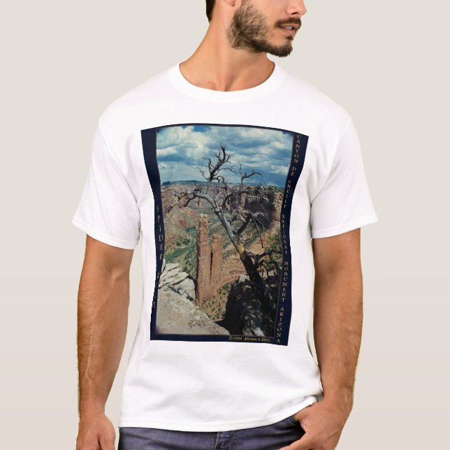 Spinnen-Felsen, nationales Monument AZ Canyon de T-Shirt (Vorderseite)