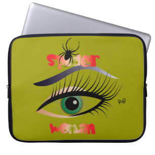 Spinnen - Frau Gerätehülle Laptopschutzhülle
