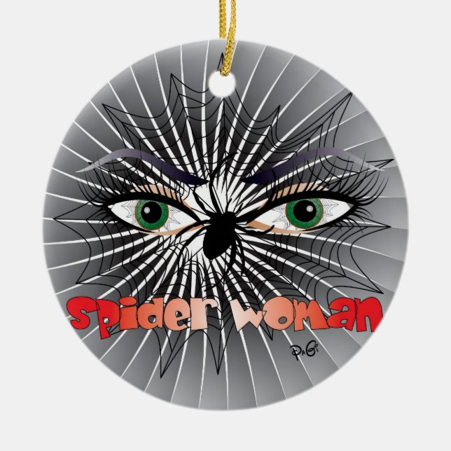 Spinnen - Frau / Ornament (Vorne)