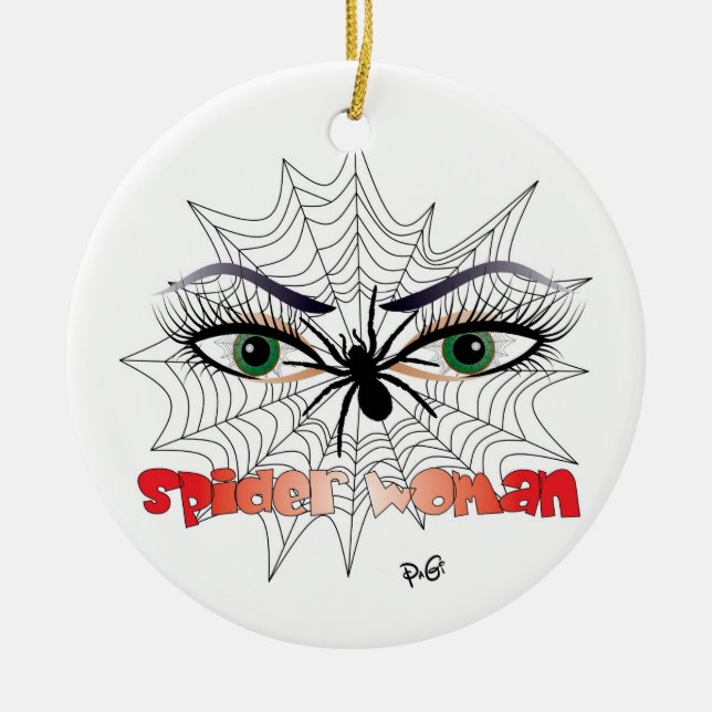 Spinnen - Frau / Ornament (Vorne)