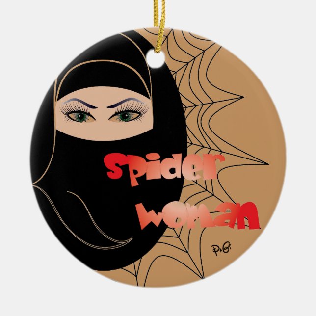Spinnen - Frau / Ornament (Vorne)
