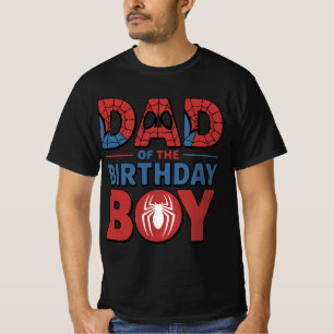Spinnen-Geburtstagsfeier Vater des Geburtstagsjung T-Shirt