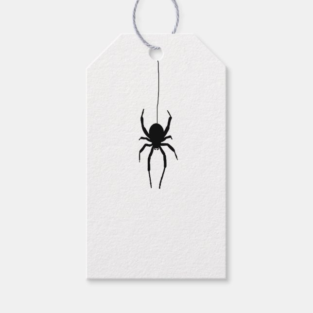 Spinnen Halloween Spooky-Geschenkmarke Geschenkanhänger (Vorderseite)