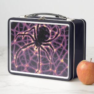 Spinnen-Kosmisches Netz, Halloween-Galaxie des Gra Metall Brotdose